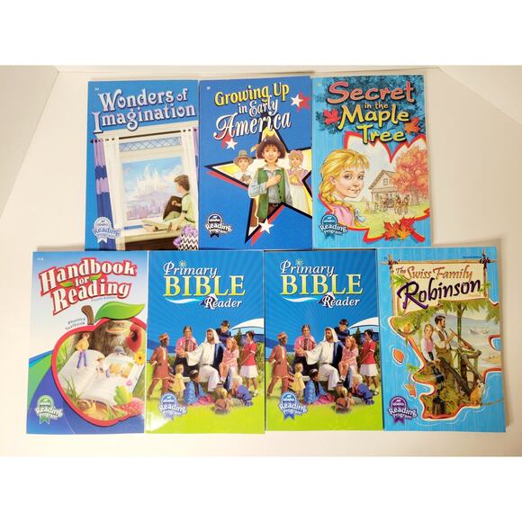Abeka 2nd Grade Reading‎ Program Lot of 7 Textbooks